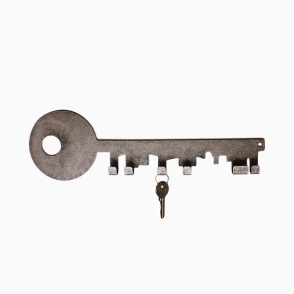 جاکلیدی فلزی طرح کلید نقره ای